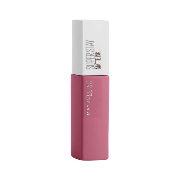 Maybelline Pintalabios Mate Larga Duración Superstay Matte Ink City Edition Tono 125 Inspirer Color Rosa