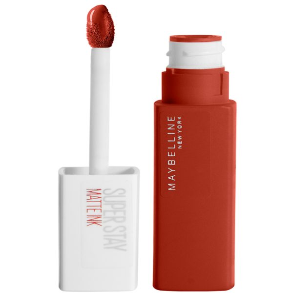 Maybelline Superstay Matte Ink Pintalabios Mate Larga Duración Tono 117 Groundbreaker Color Rojo