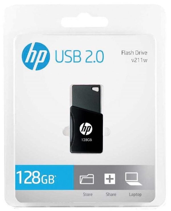 PENDRIVE 128GB HP 2.0 - NEGRO