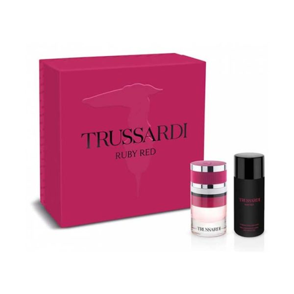 Trussardi Ruby Red Eau De Perfume Spray 60ml Set 2 Piezas