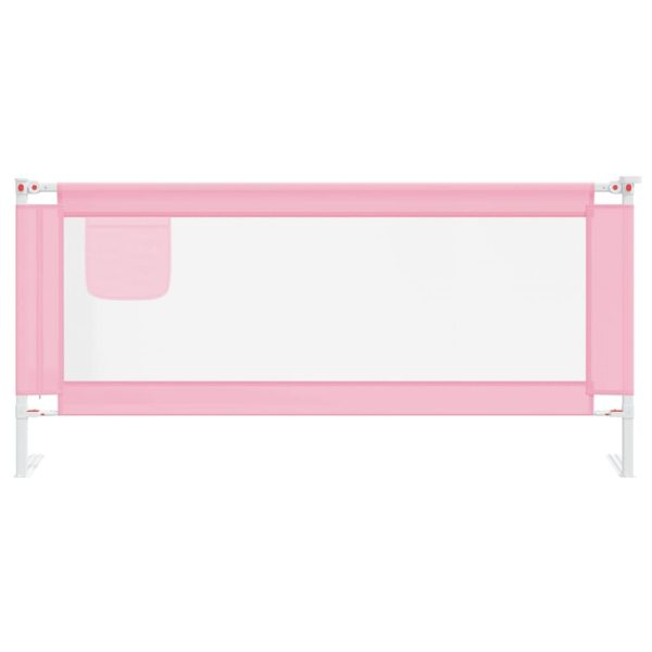 Barra de segurança p/ cama infantil tecido 200x25 cm rosa - Image 3