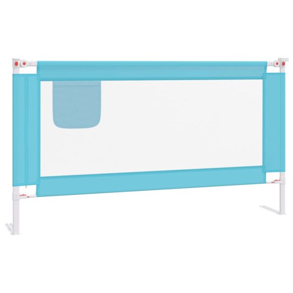 Barra de segurança p/ cama infantil tecido 150x25 cm azul - Image 2