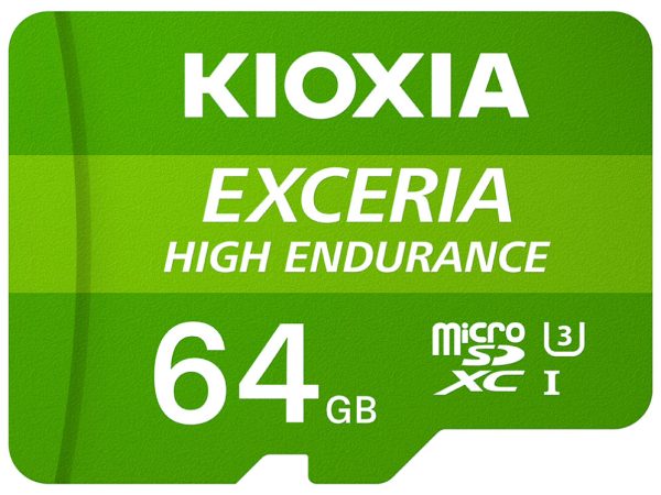 Tarjeta memoria micro secure digital sd kioxia 64gb exceria high endurance uhs - i c10 r98 con adaptador