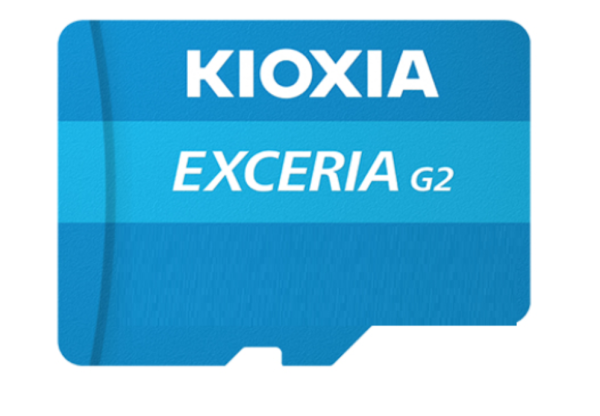 Micro sd kioxia 256gb exceria g2 w - adaptor