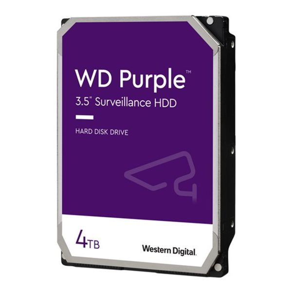 Disco duro interno hdd wd western digital purple wd43purz 4tb 3.5pulgadas sata 6gb - s 5400rpm 256mb