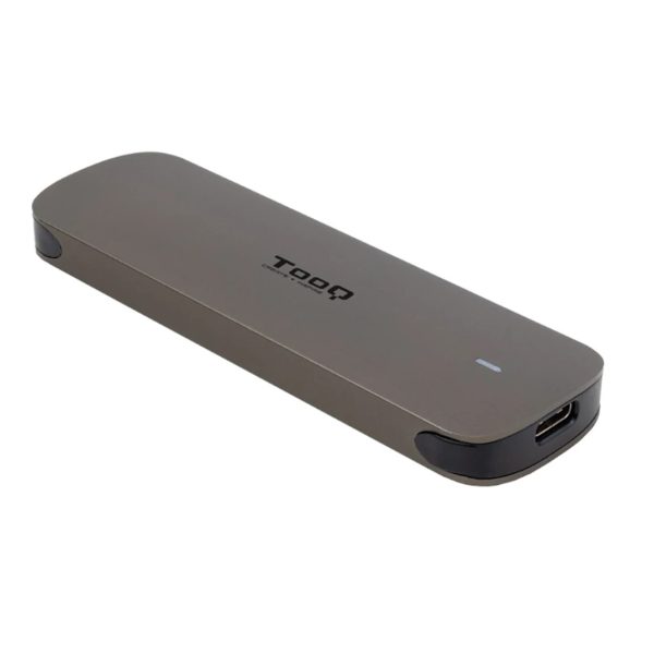 Carcasa disco duro tooq tqe - 2202br para ssd m.2 usb tipo c marron