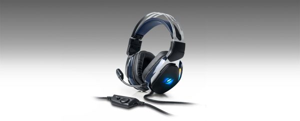 AURICULAR GAMING MUSE CONECTOR USB Y SPLITER JACK - CON LUCES Y MICROFONO - Image 2