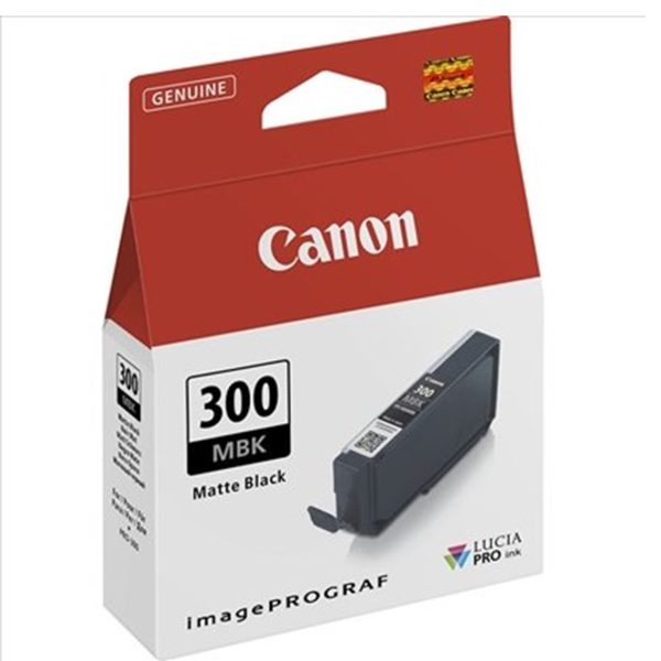 Cartucho canon pfi - 300 pbk negro foto