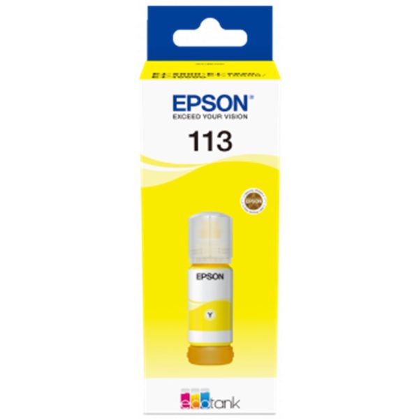 Cartucho tinta epson 113 ecotank pigment c13t06b440 amarillo ink bottle