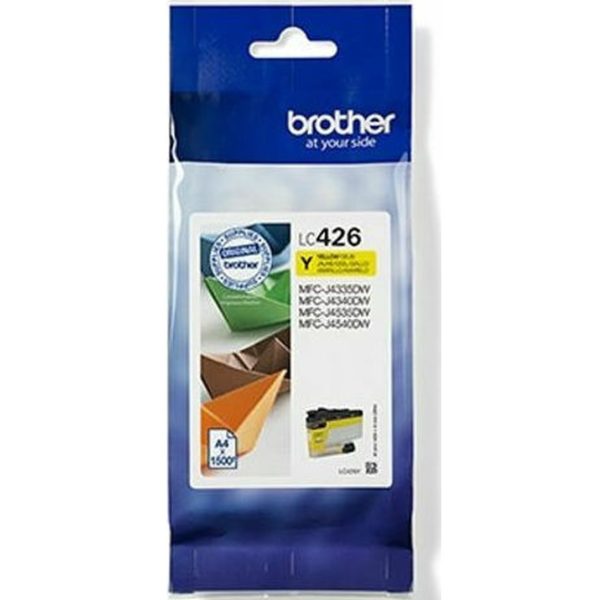 Cartucho tinta brother lc426y amarillo 1500 paginas