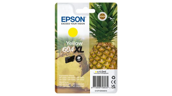 Cartucho epson 604xl amarillo c13t10h44010 xp2200 wf - 2910 piña