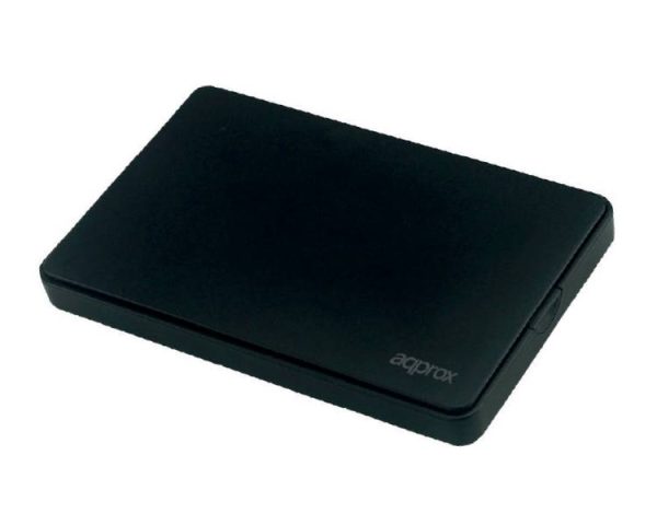 CAJA EXTERNA USB 2.5'' SATA SCREWLESS NEGRO APPROX