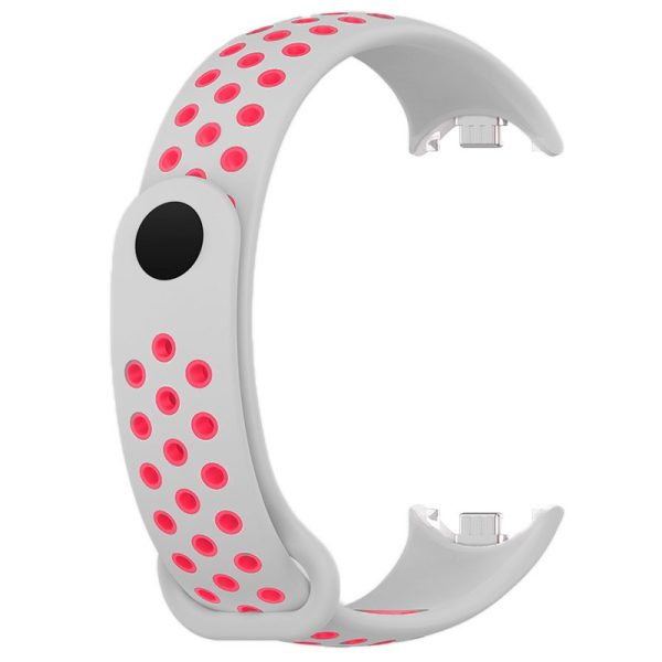 Correa COOL para Xiaomi Smart Band 8 Sport Gris-Rosa - Image 4