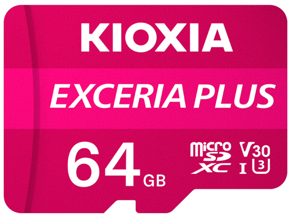 MICRO SD KIOXIA 64GB EXCERIA PLUS UHS-I C10 R98 CON ADAPTADOR