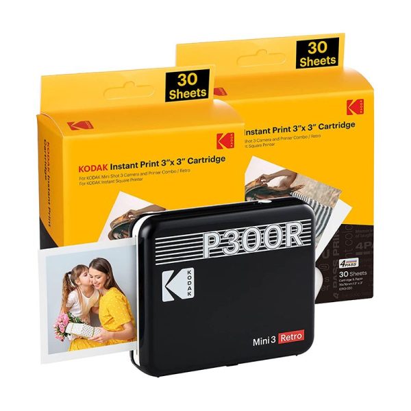 KODAK MINI 3 ERA BLACK 3X3 + 60SHEETS