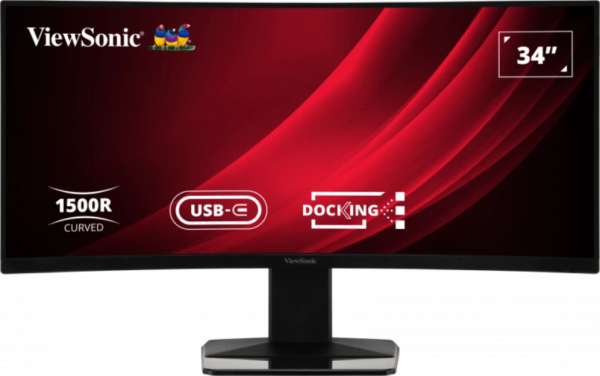 MONITOR VIEWSONIC 34" QHD CURVO HDMI DP 65W USB-C USB RJ45 MULTI AJUS.ALTURA