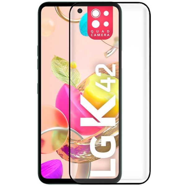 Protector Pantalla Cristal Templado COOL para LG K42 / K52 (FULL 3D Negro)