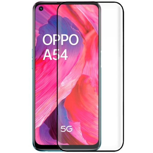 Protector Pantalla Cristal Templado COOL para Oppo A54 5G / A74 5G (FULL 3D Negro)