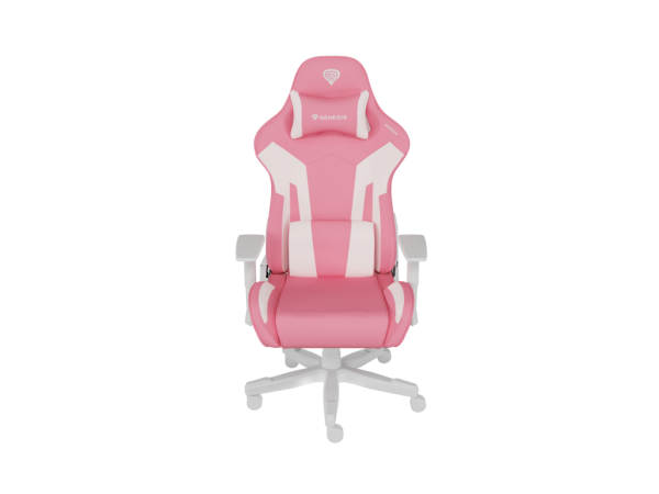 SILLA GAMING GENESIS NITRO 710 GASLIFT 4 150KG ROSA-BLANCO