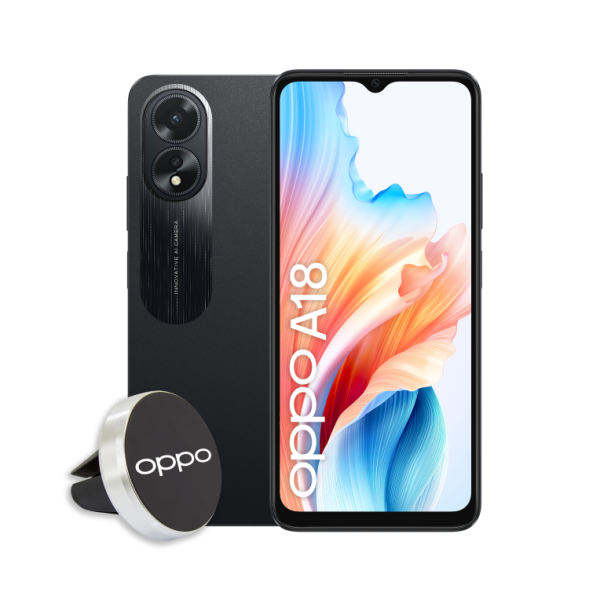 SMARTPHONE OPPO A18 4GB 128GB NEGRO