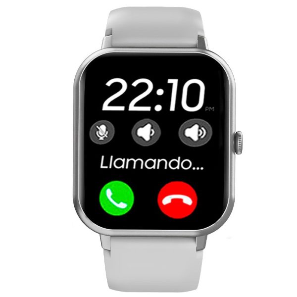 Smartwatch COOL Forest Silicona Gris (Llamadas, Salud, Deporte) - Image 4