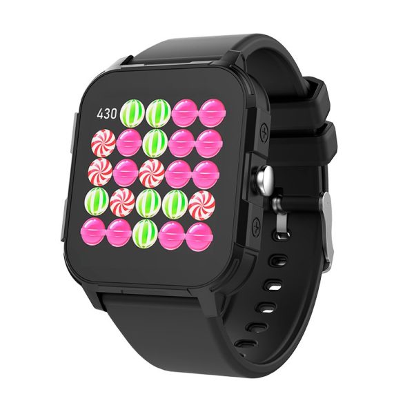 Smartwatch COOL Junior Silicona Negro (Salud, Deporte, Sueño, IP68, Juegos) - Image 3