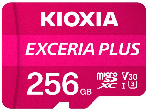 Tarjeta memoria micro secure digital sd kioxia 256gb exceria plus uhs - i c10 r98 con adaptador