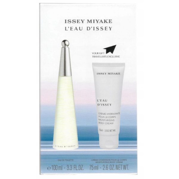 Issey Miyake L'Eau D'Issey Eau De Toilette Spray 100ml Set 3 Piezas