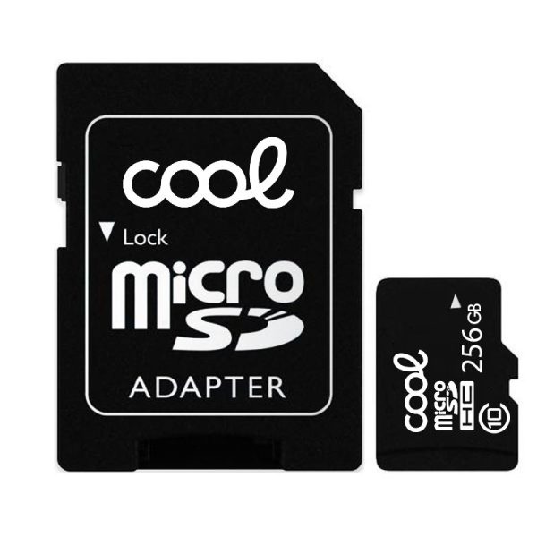 Tarjeta Memoria Micro SD con Adaptador x256 GB COOL (Clase 10) - Image 2