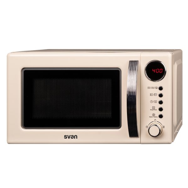 MICROONDAS SVAN SVMW730RC 20L C/GRILL CREMA RETRO DIG.