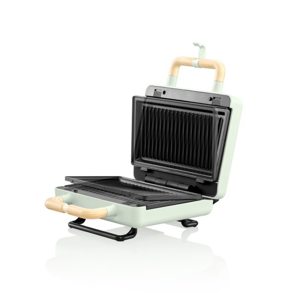 GRILL PANINI FLAMA 4964FL 22,5X13 PLACAS EXTRAIB.VERDE - Image 5