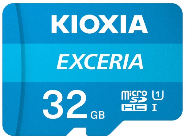 Tarjeta memoria micro secure digital sd kioxia 32gb exceria uhs - i c10 r100 con adaptador