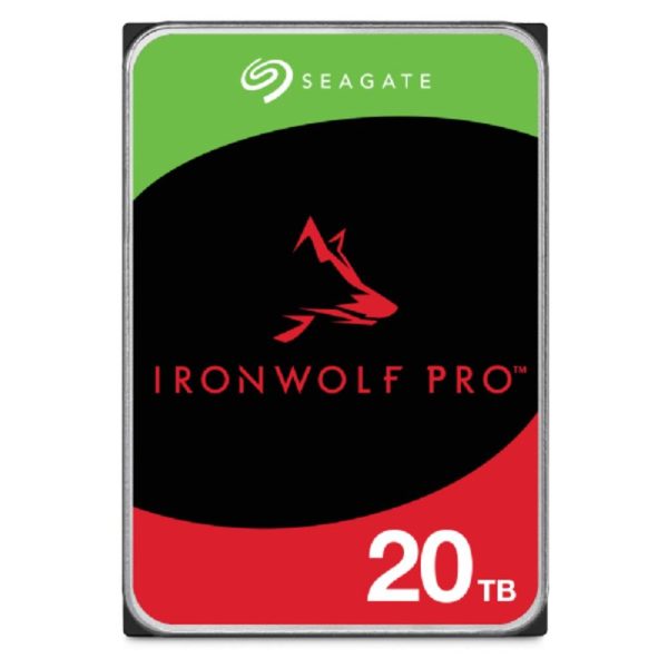 Disco duro interno hdd seagate ironwolf pro nas st20000nt001 20tb 3.5pulgadas 7200rpm -  256mb -  sata 6gb - s