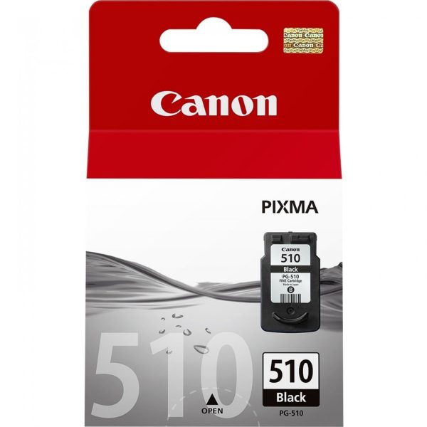 Cartucho tinta canon pg 510 negro 9ml ip 2700 -  2702 -  mp 250 -  260 -  270 -  480 -  490 -  492 -  mx 320 -  340