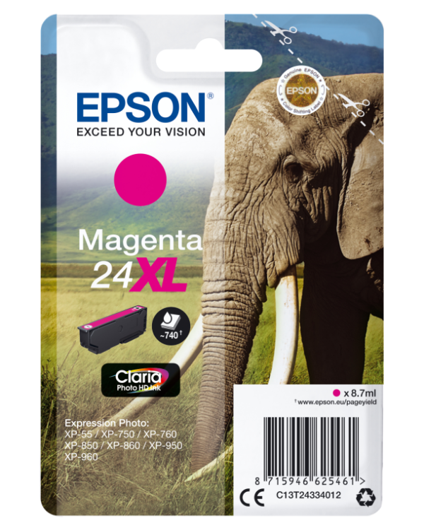 TINTA EPSON 24XL MAGENTA