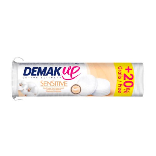 Demak Up Sensitive Discos Desmaquillantes 72 Unidades