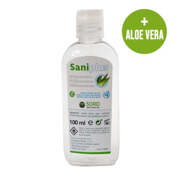 Gel Hidroalcohólico Higienizante Manos Con Aloe Vera 100ml