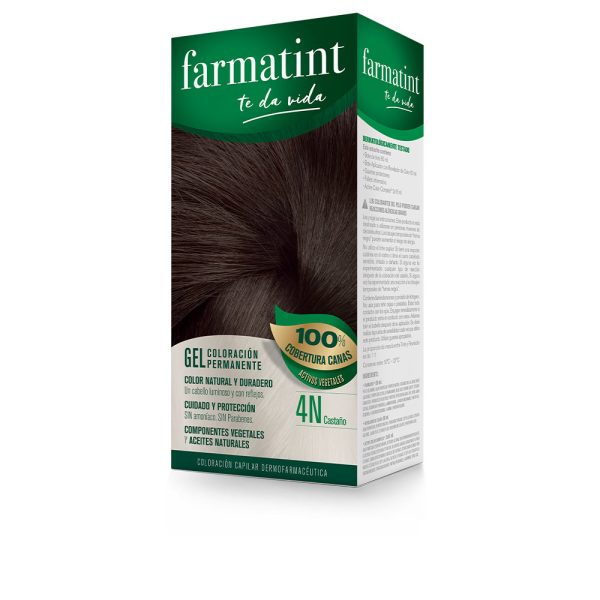 FARMATINT GEL coloración permanente #4n-castaño 5 u