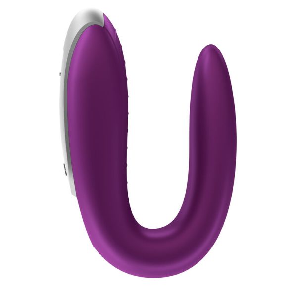 SATISFYER DOUBLE FUN PARTNER VIBRATOR - ROXO - Image 8