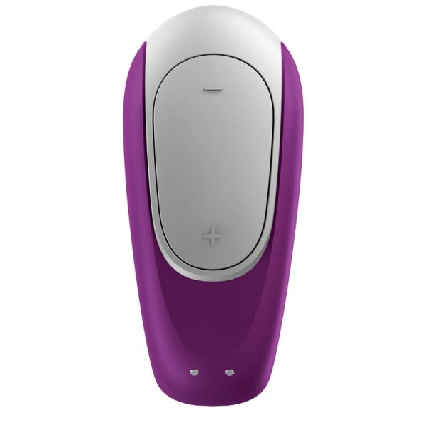 SATISFYER DOUBLE FUN PARTNER VIBRATOR - ROXO - Image 11