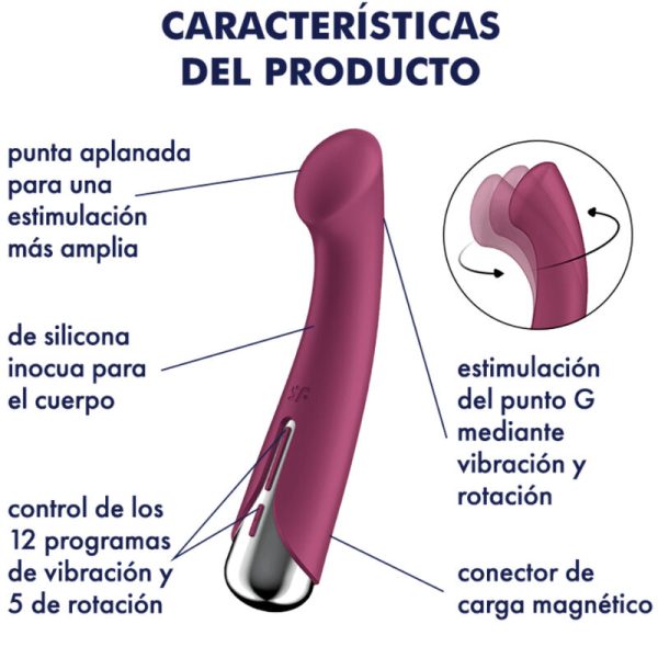 SATISFYER - SPINNING G-SPORT 1 VIBRADOR ROTATOR - Image 5
