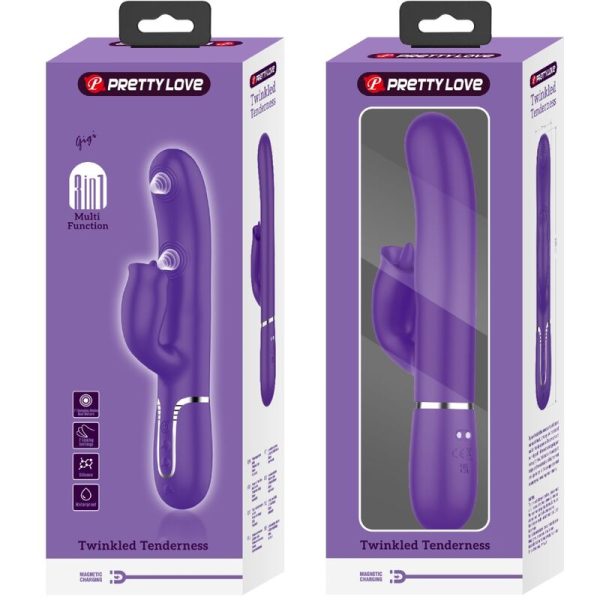 BONITO AMOR - VIBRADOR DE COELHO COM LAMBIDA ROXO - Image 4