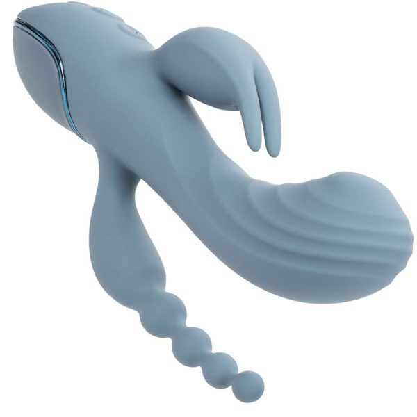 CALIFORNIA EXOTICS - VIBRADOR TRIPLO ECSTASY CINZA - Image 6