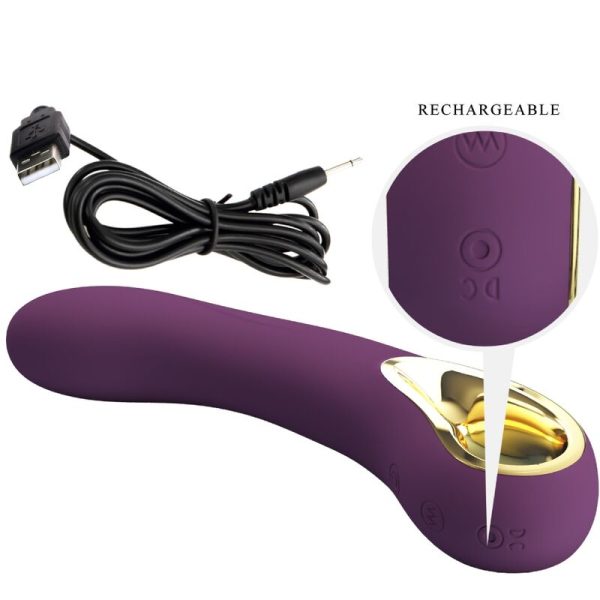 PRETTY LOVE - ETHAN VIBRADOR RECARREGVEL ROXO - Image 5