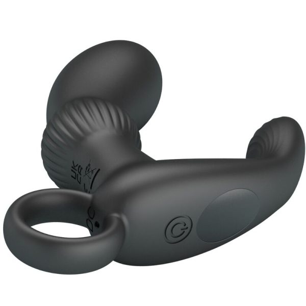 PRETTY LOVE - CAYLA MASSAGEADOR VIBRADOR ANAL PRETO - Image 4