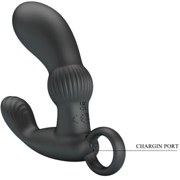 PRETTY LOVE - CAYLA MASSAGEADOR VIBRADOR ANAL PRETO - Image 7