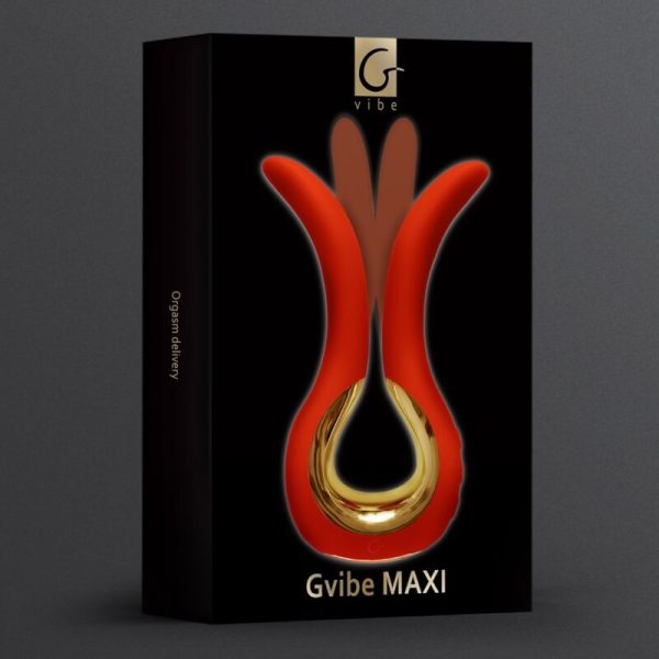 G-VIBE - VIBRADOR GVIBE MAXI COM DUAS PONTAS FLEXÍVEIS CORAL - Image 4