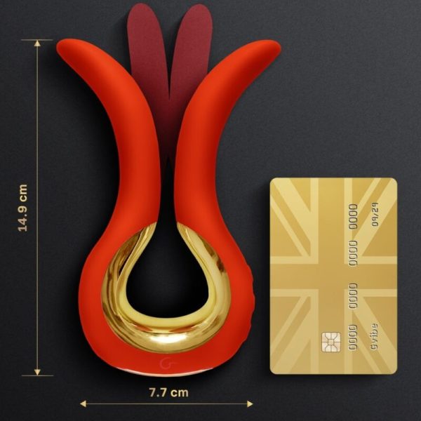G-VIBE - VIBRADOR GVIBE MAXI COM DUAS PONTAS FLEXÍVEIS CORAL - Image 2