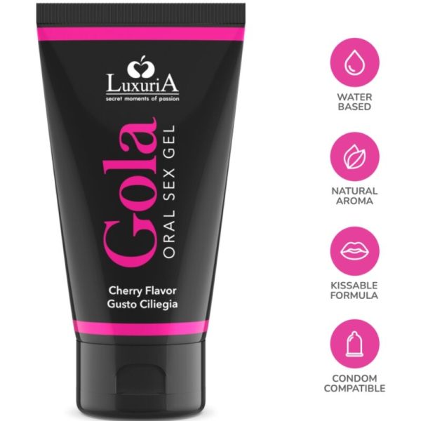 INTIMATELINE LUXURIA - SEXO ORAL GEL SABOR CEREJA 50 ML - Image 3