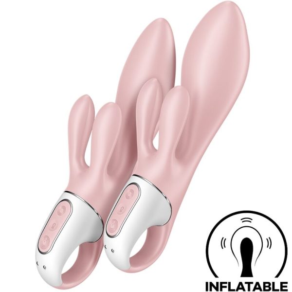 SATISFYER - AIR PUMP BUNNY 3 VIBRADOR DE COELHO INFLÃVEL ROSA